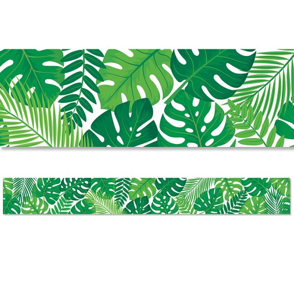 Tropical Leaves EZ Border, 48 Feet