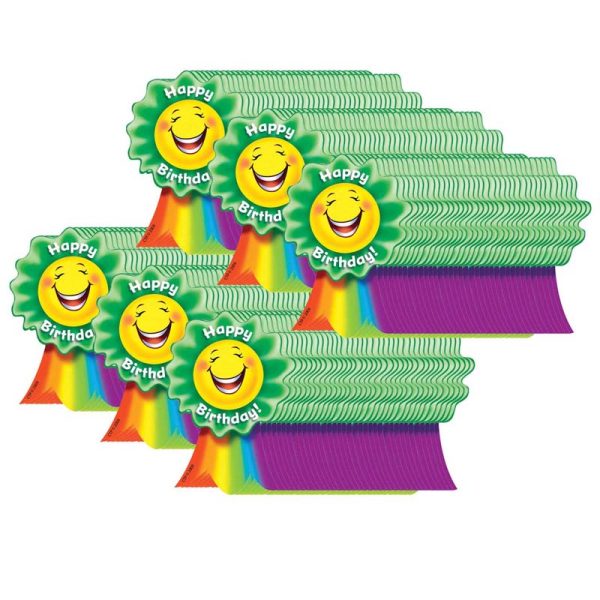 Happy Birthday, Ribbon Award, 36 Per Pack, 6 Packs