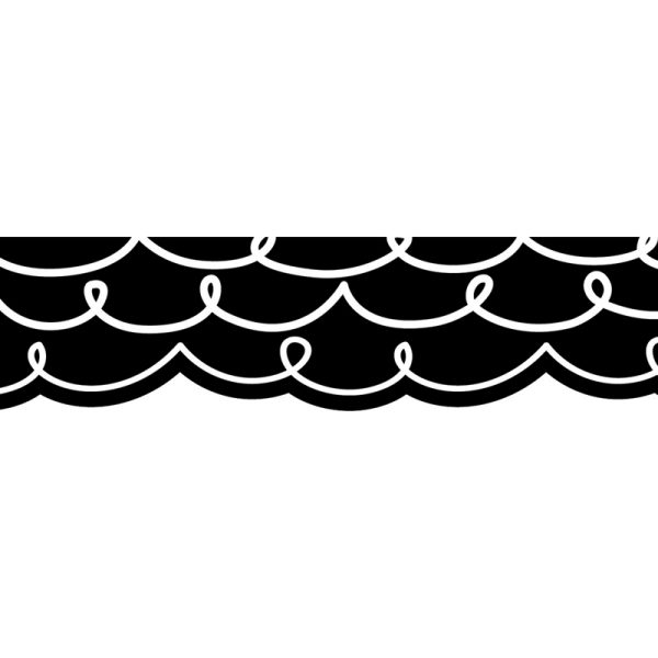 Core Decor Loop-de-Loop on Black EZ Border, 48 Feet