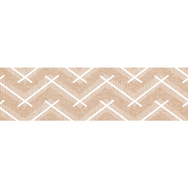 Krafty Pop Kraft Chevron EZ Border, 48 Feet