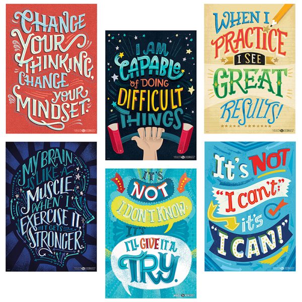 Mindset Inspire U Poster 6-Pack