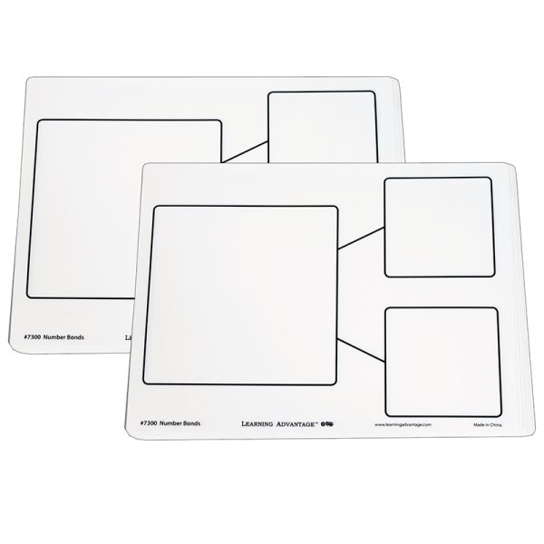 Dry Erase Boards - Number Bond - 10 Per Set - 2 Sets