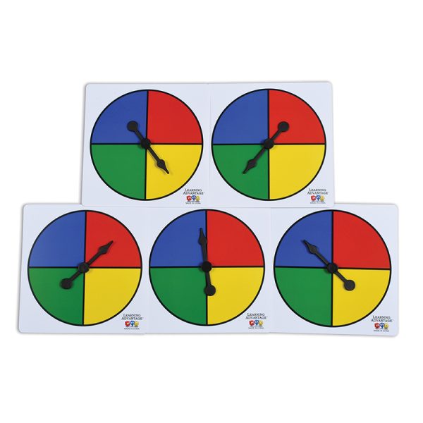 Four-Color Spinners - Set of 5