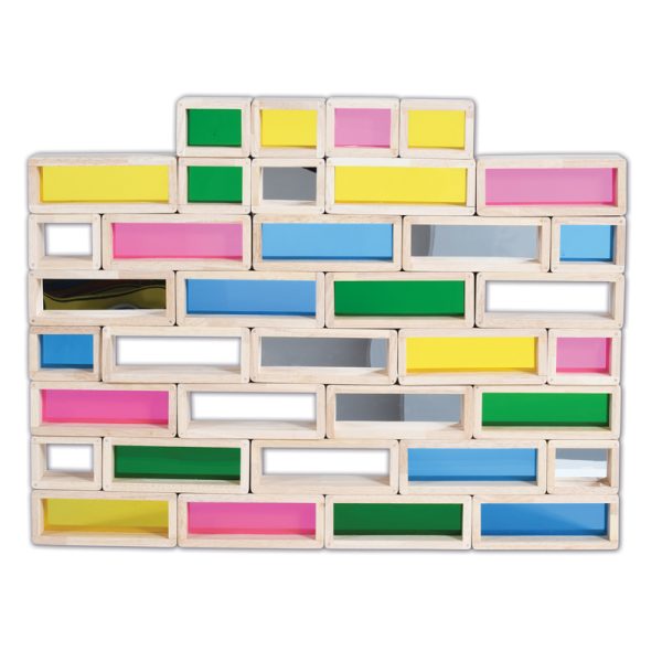 Rainbow Bricks, Set of 36