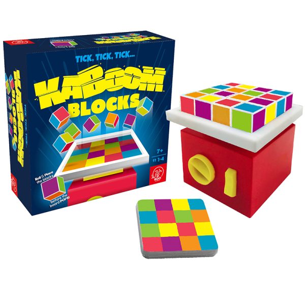 Kaboom Blocks - Fast-Paced Matching and Building Game - Ages 7+