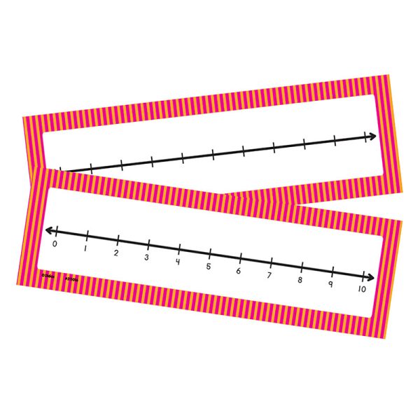 0-10 Student Number Lines, Set of 10