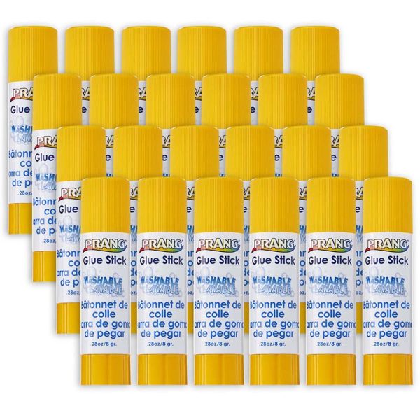 Washable Glue Stick, .28 oz, Pack of 24