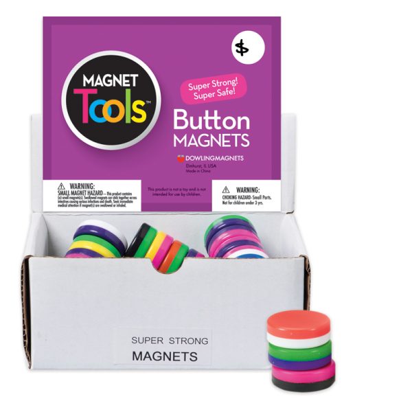 Button Magnet Display, Pack of 40