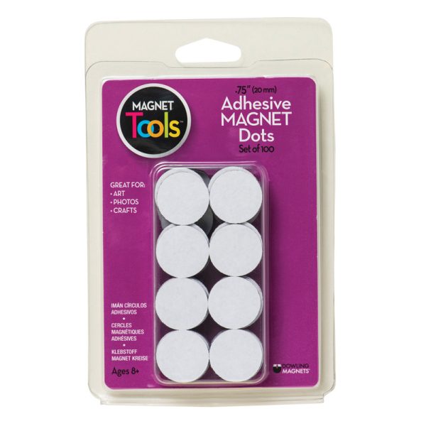 Magnet Dots, 3/4" Diameter, Pack of 100