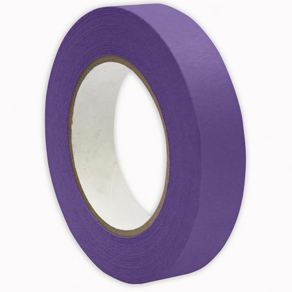 Premium Grade Masking Tape, 1" x 55 yds, Purple