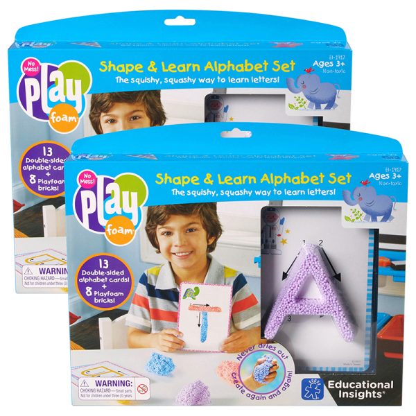 Playfoam® Shape & Learn Alphabet Set, 2 Sets