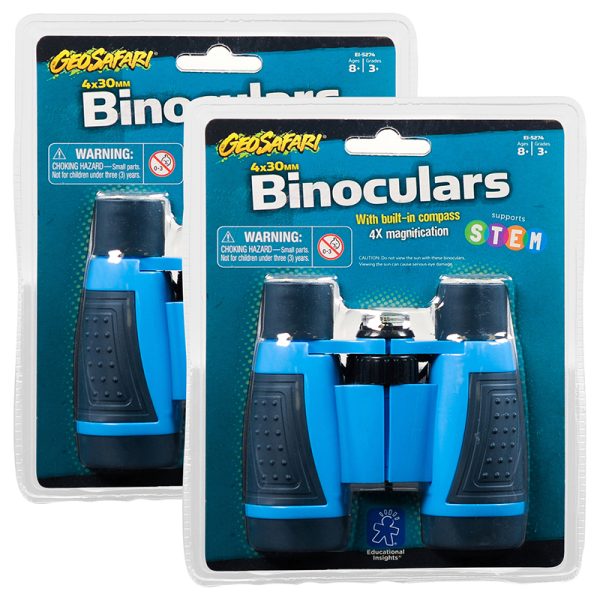 GeoSafari® Compass Binoculars, Pack of 2