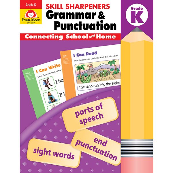 Skill Sharpeners: Grammar & Punctuation Activity Book, Grade K