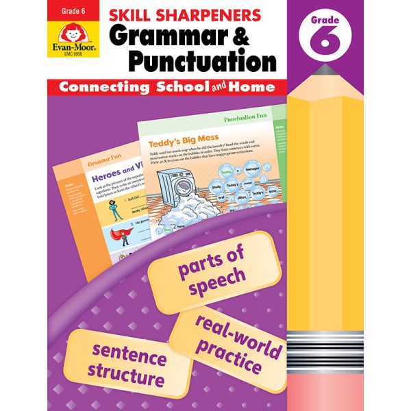 Skill Sharpeners: Grammar & Punctuation Activity Book, Grade 6