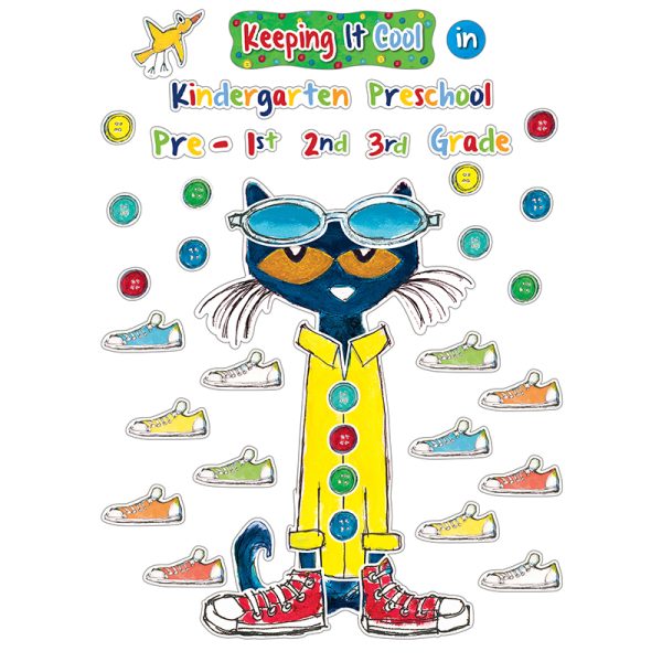 Pete the Cat® Keeping It Cool In...Bulletin Board Set