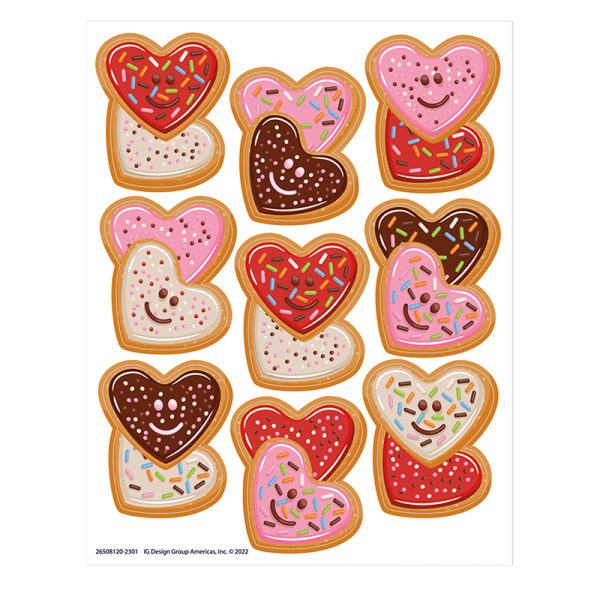 LOVE Valentine's Day Giant Stickers, Pack of 36