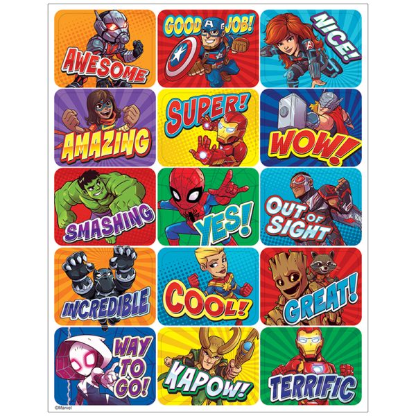 Marvel™ Super Hero Adventure Success Stickers, Pack of 120