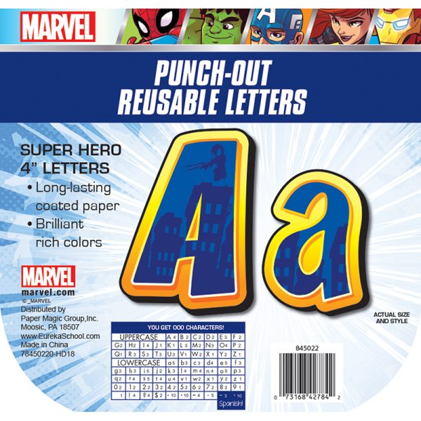 Marvel™ Super Hero Adventure Deco Letters, 223 Characters