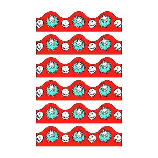 Dr. Seuss™ Thing 1 & 2 Deco Trim®, 37 Feet Per Pack, 6 Packs