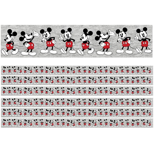 Mickey Mouse® Throwback Mickey Poses Deco Trim®, 37 Feet Per Pack, 6 Packs