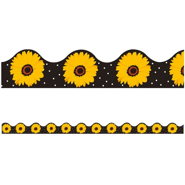 The Hive Black Floral Deco Trim®, 37 Feet