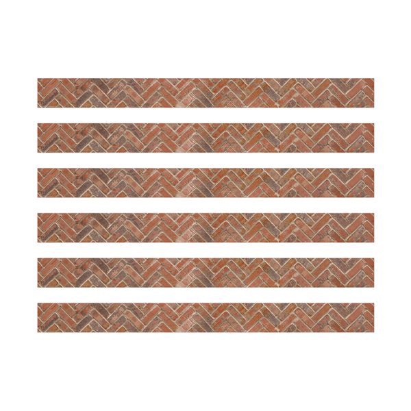 Curiosity Garden Brick Extra Wide Deco Trim®, 37 Feet Per Pack, 6 Packs