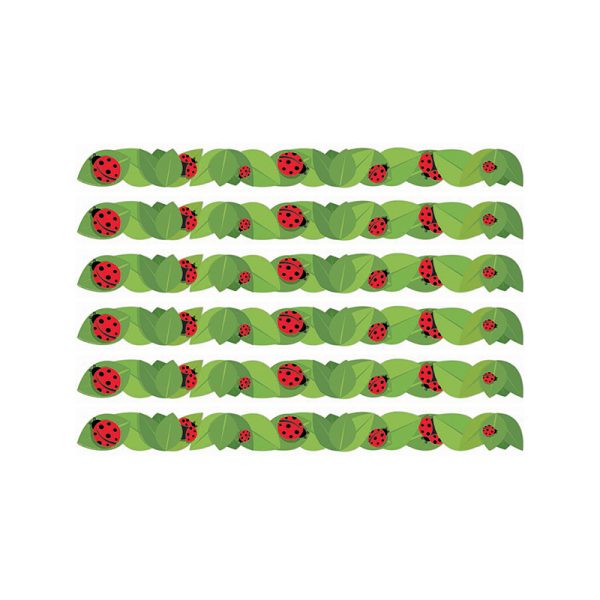 Ladybugs Extra Wide Deco Trim®, 37 Feet Per Pack, 6 Packs