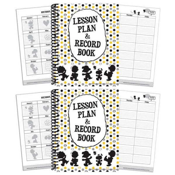 Peanuts® Touch of Class Lesson Plan & Record Book, Pack of 2