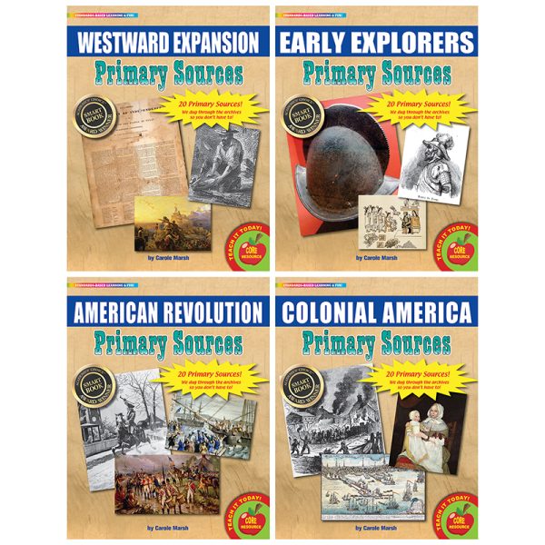 Early American History Primary Sources Set, 4 Packs