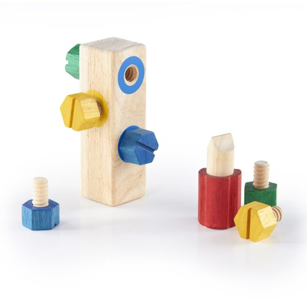 Screw Block™, Fine Motor Skill Matching Toy, 8 Pieces