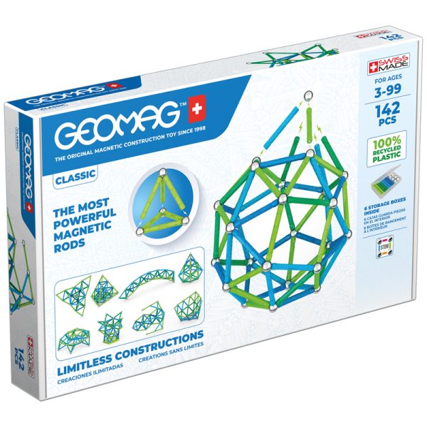 Geomag™ Green Line Color, 142 Pieces