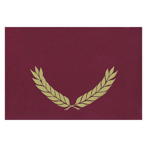 Gold Foil Stamped Maroon Certificate Folders, 10" x 13", Pack of 30