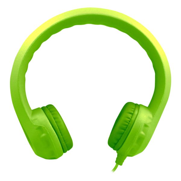 Flex-Phones Single Construction Foam Headphones - Green