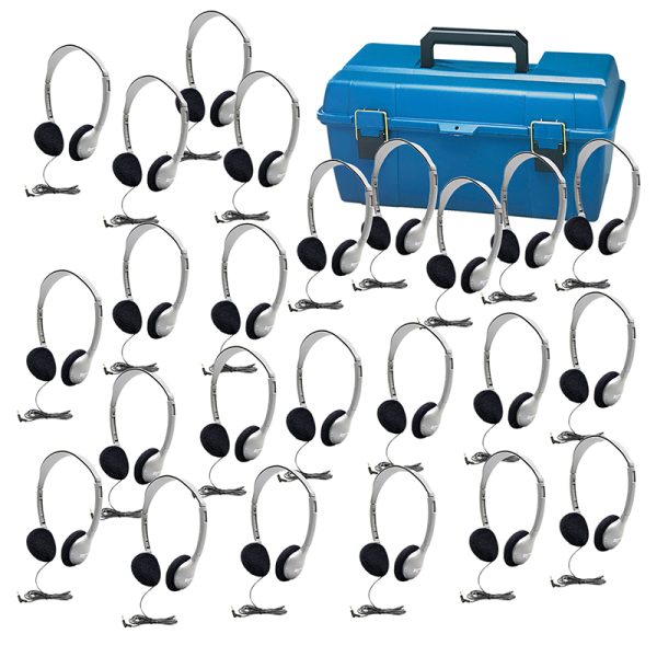 Lab Pack, 24 HA2 Personal Headphones in a Carry Case