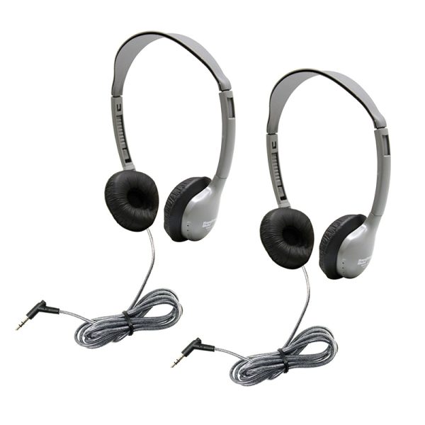 SchoolMate™ Personal Stereo Headphone with Leatherette Cushions, Pack of 2