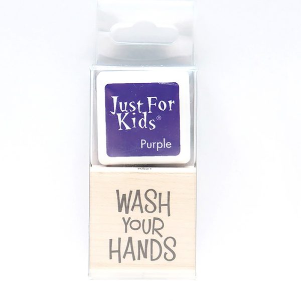 Just for Kids® Wash Your Hands Herokids Stamp With Ink