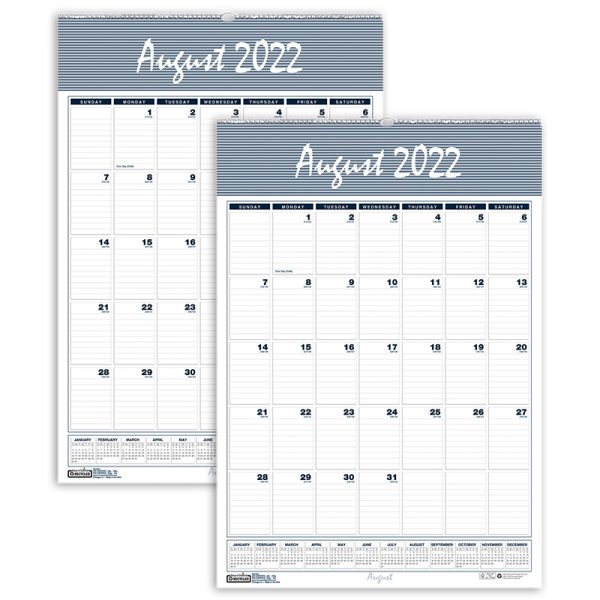 Bar Harbor Academic Wall Calendar, 12" x 17", Pack of 2