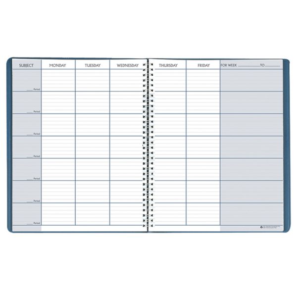 Teacher's Planner, 45 Weeks, Blue, 8-1/2" x 11"