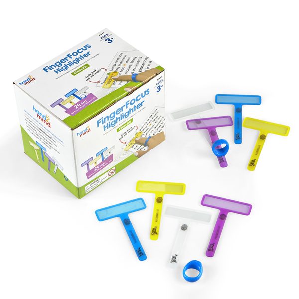 FingerFocus Highlighter Classroom Kit, 24 Sets