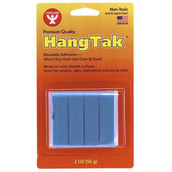 HangTak™ Reusable Adhesive, Blue, 2 oz.