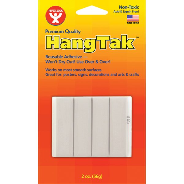 HangTak™ Reusable Adhesive, White, 2 oz.