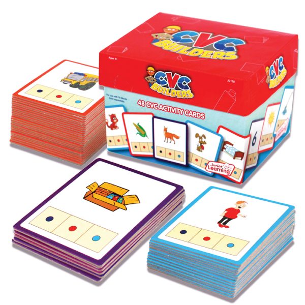 CVC Builders Activity Cards, Set of 48