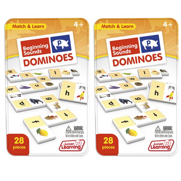 Beginning Sounds Dominoes, 2 Sets