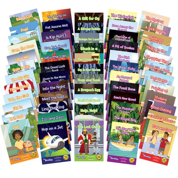 Letters & Sounds The Beanies Boxed Set, Set of 60