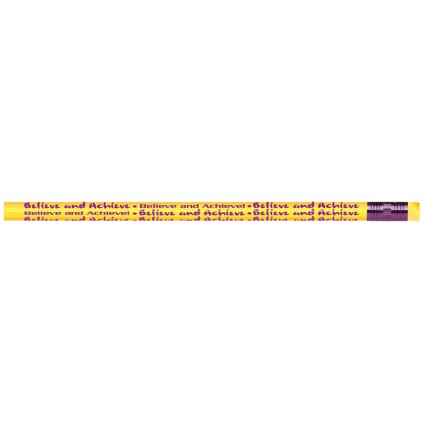 Believe and Achieve Pencils, Pack of 12