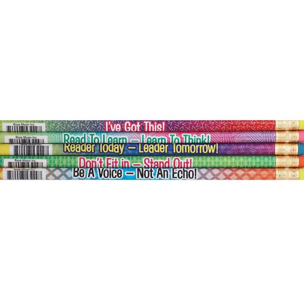 Motivate Me Pencils Assortment, Pack of 12