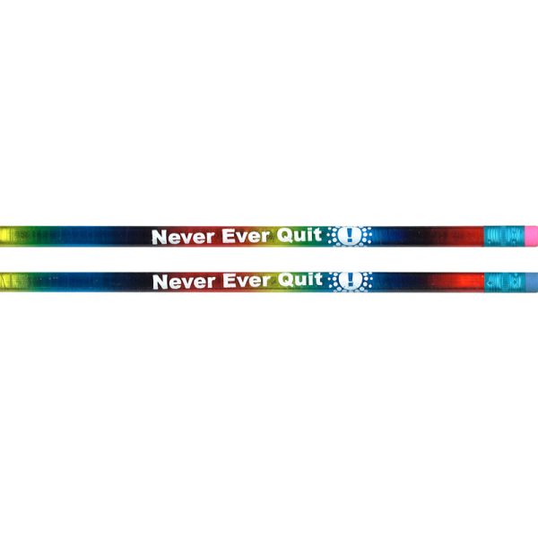 Never, Ever Quit Pencil, Pack of 144