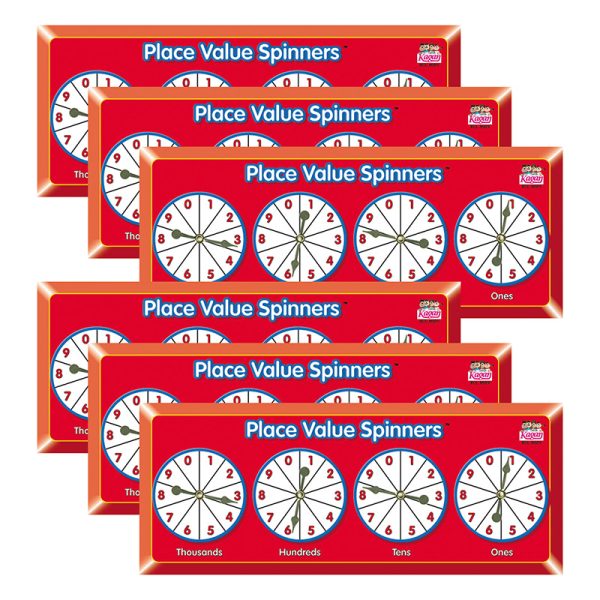 Place Value Spinners, Pack of 6