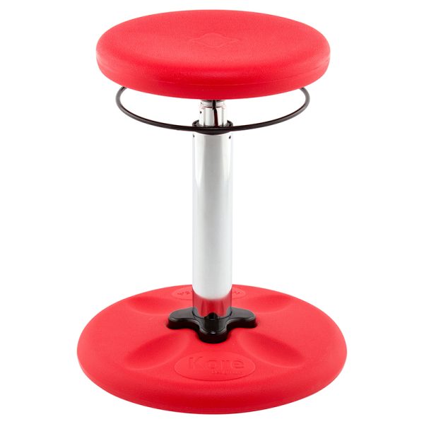 Kids Adjustable Tall Wobble Chair 16.5-24", Red