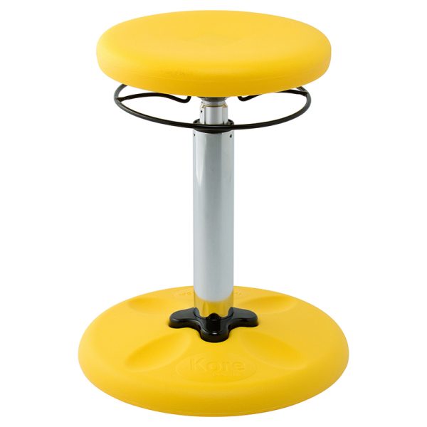 Kids Adjustable Tall Wobble Chair 16.5-24", Yellow